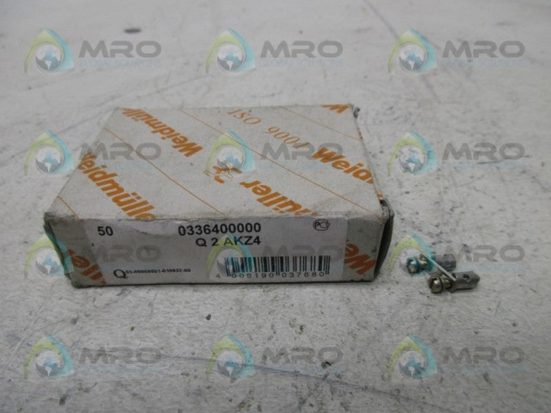 WEIDMULLER Q2AKZ4 CROSS CONNECTOR 2 POLE (BOX OF 50)  NSMP