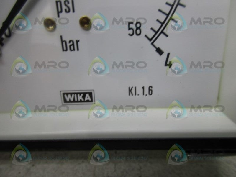 WIKA KI.1.6 PRESSURE GAUGE  UNMP