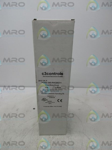 C3CONTROLS PDS2-340-PHGBG11 PANEL/BASE MOUNT  NSMP