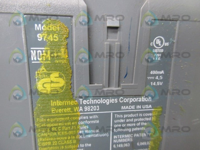 INTERMEC MODEL 9745 MICROBAR BASE STATION  UNMP