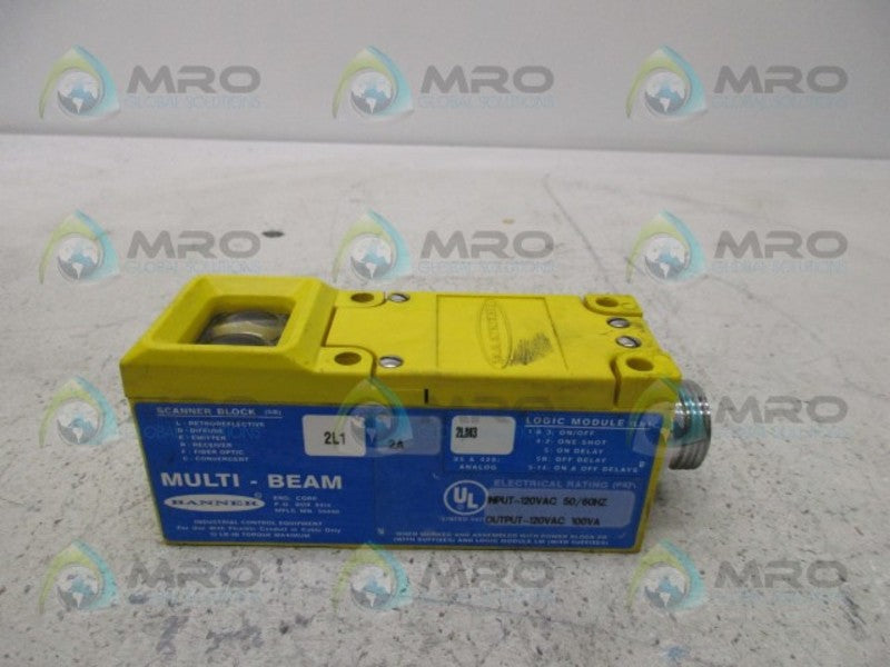 BANNER ENGINEERING 2L1-2A-2LM3 MULTI BEAM  UNMP