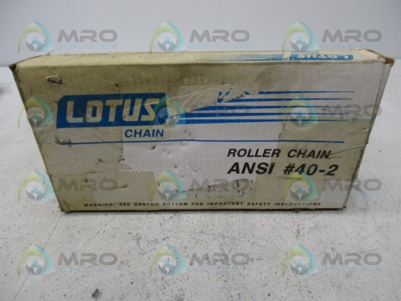 LOTUS ANSI40-2 ROLLER CHAIN  NSMP