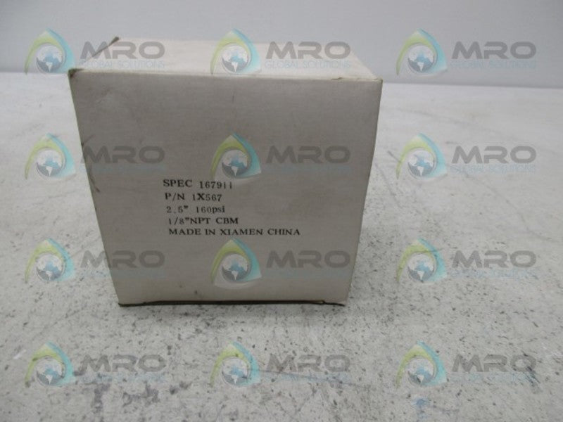 USG 1X567 NPT PRESSURE GAUGE  NSMP