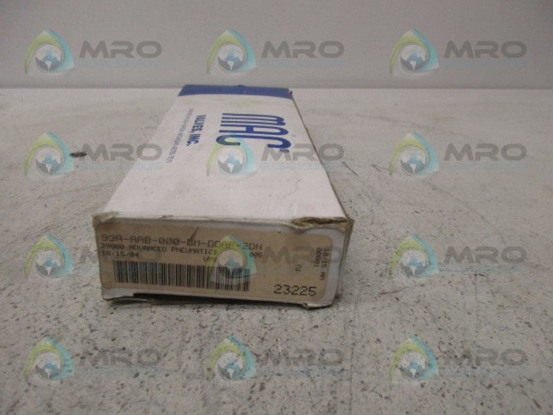 MAC 93A-AAB-000-DM-DDAP-2DN SOLENOID VALVE  NSMP