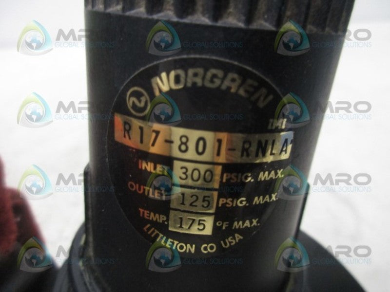 NORGREN R17-801-RNLA REGULATOR  UNMP