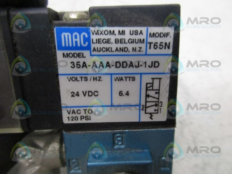 MAC 35A-AAA-DDAJ-1JD SOLENOID VALVE  UNMP