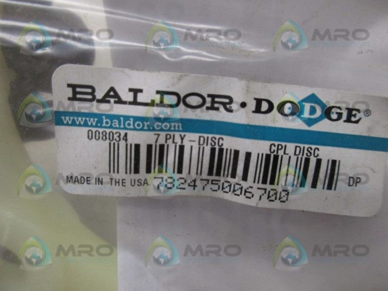 DODGE 008034 7 POLY DISC * NEW IN FACTORY BAG *