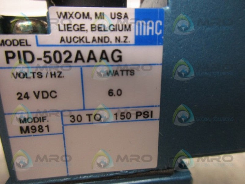 MAC PID-502AAAG SOLENOID VALVE  NSMP