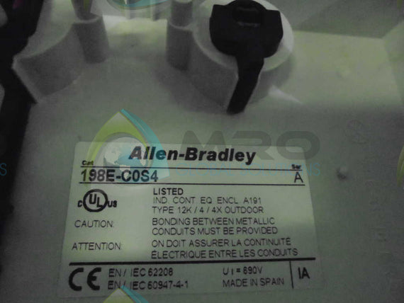 ALLEN BRADLEY 198E-COS4 * USED *