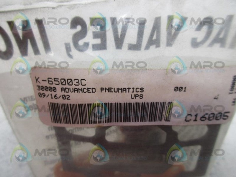 MAC K-65003C VALVE REPAIR KIT  NSMP