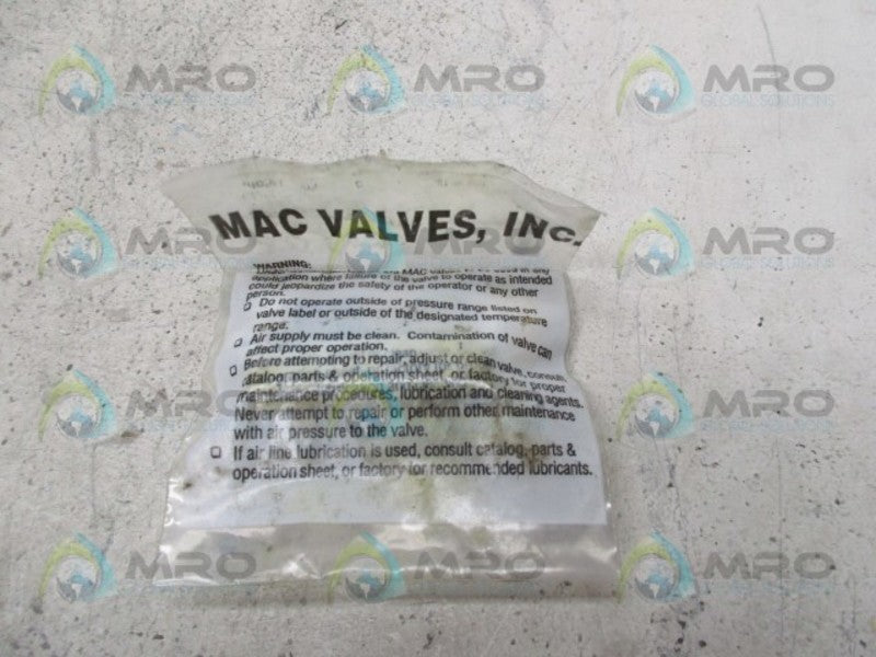 MAC K-09001C VALVE REPAIR KIT * NEW IN FACTORY BAG *