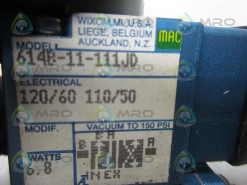 MAC 614B-11-111JD PNEUMATIC SOLENOID VALVE  NSNP