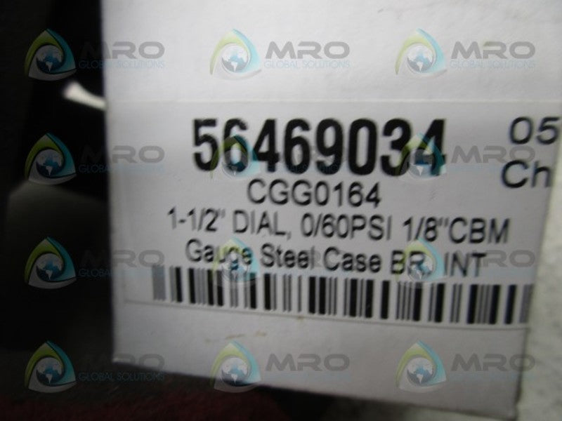 NULINE CGG0164 PRESSURE GAUGE 0 TO 60 PSI  NSMP