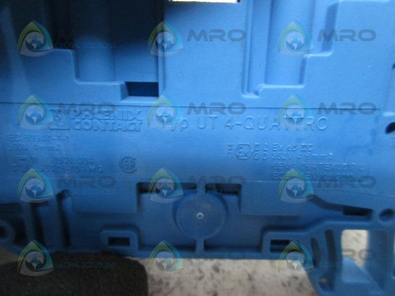 PHOENIX CONTACT UT 4-QUATTRO TERMINAL BLOCK  UNMP