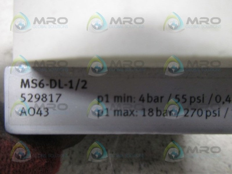 FESTO MS6-DL-1/2 SOFT START VALVE  UNMP