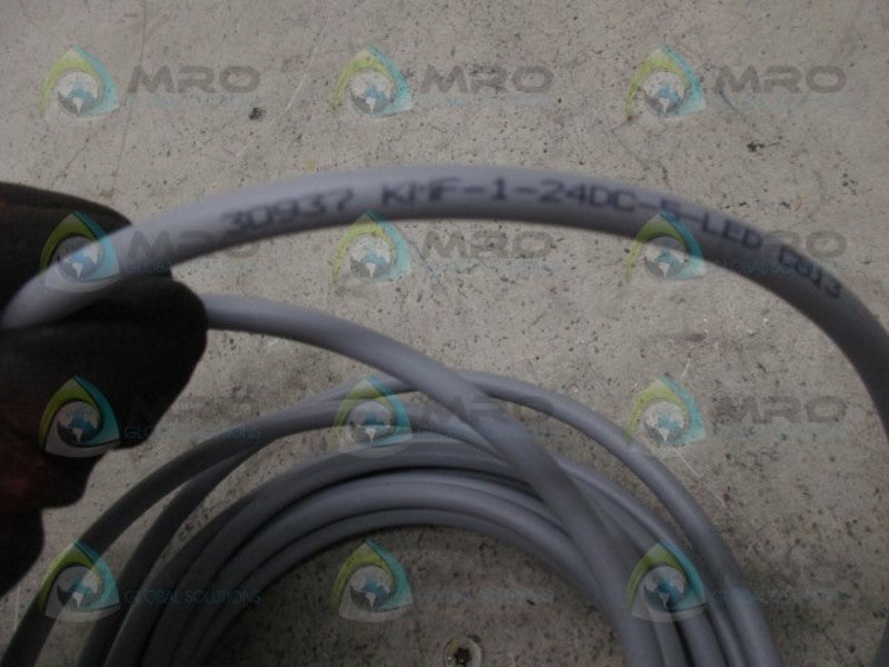 FESTO KMF-1-24DC-5-LED PLUG SOCKET W/ CABLE  NSNP