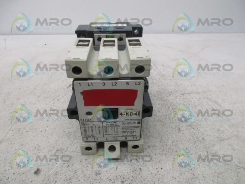 SIEMENS 3TF4722-0AG1 CONTACTOR  UNMP