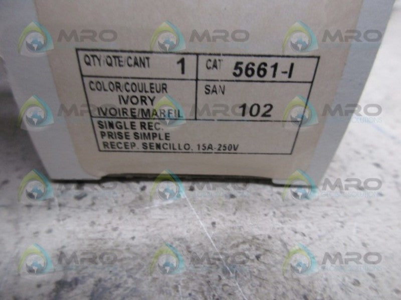 LEVITON 5661-I RECEPTACLE  NSMP