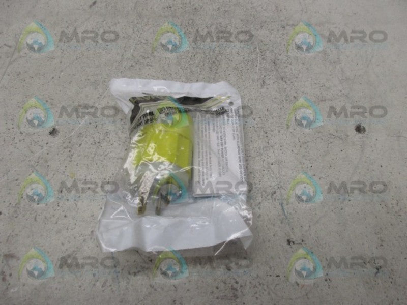 LEVITON 5666-CY STRAIGHT BLADE PLUG  NSMP
