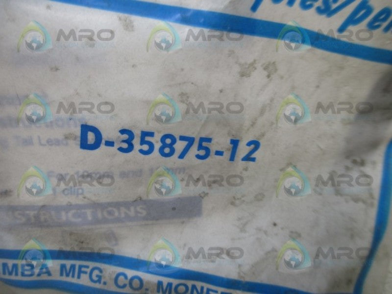 BIMBA D-35875-12 MOUNTING BRACKET KIT * NEW IN FACTORY BAG *