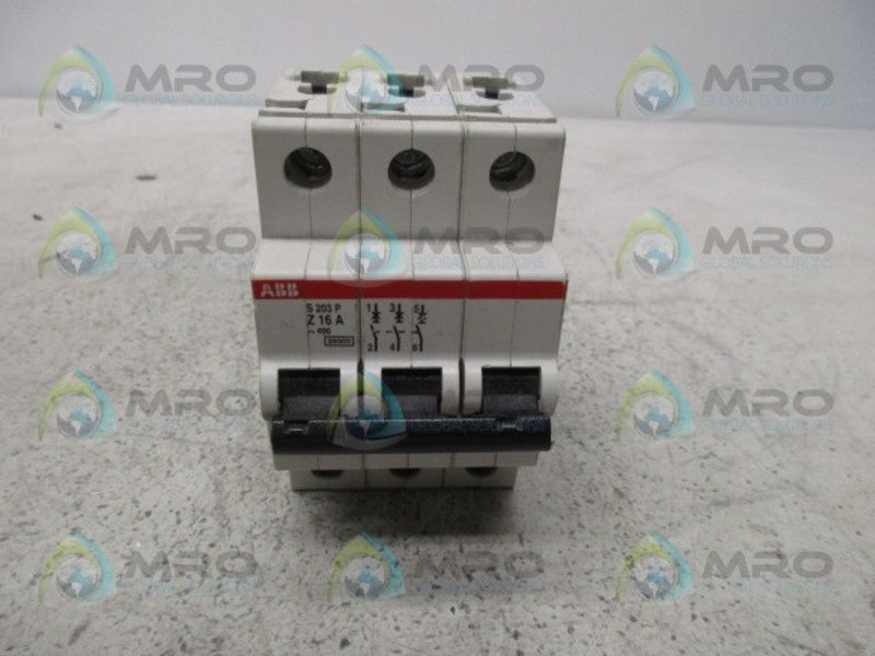 ABB S203P-Z16A CIRCUIT BREAKER  UNMP