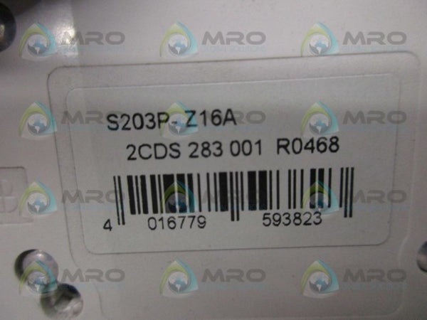 ABB S203P-Z16A CIRCUIT BREAKER  UNMP