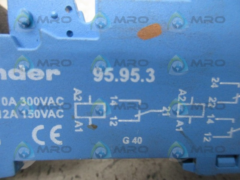 FINDER 95.95.3 DIN-RAIL SCREW TERMINAL  UNMP