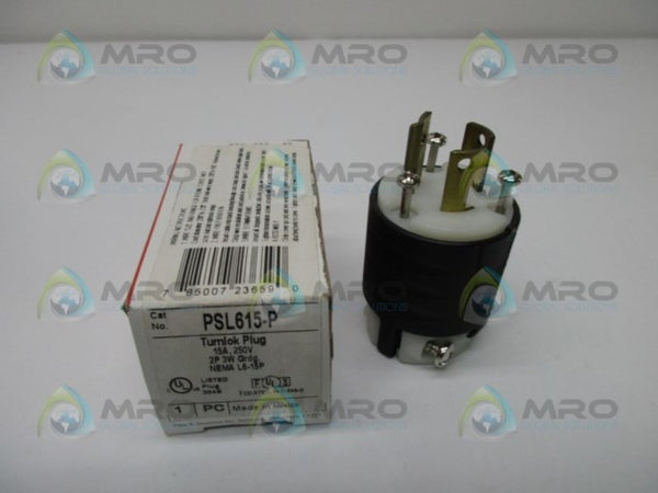 PASS & SEYMOUR PSL615-P TURNLOK PLUG  NSMP