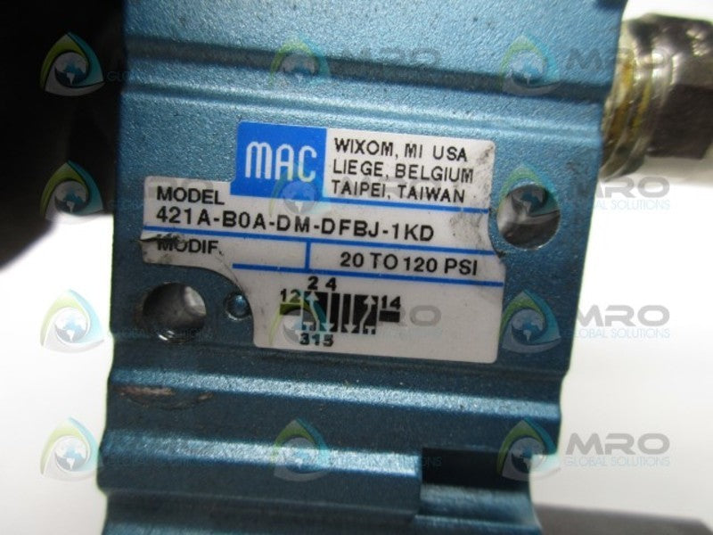 FESTO 421A-B0A-DM-DFBJ-1KD SOLENOID VALVE  UNMP
