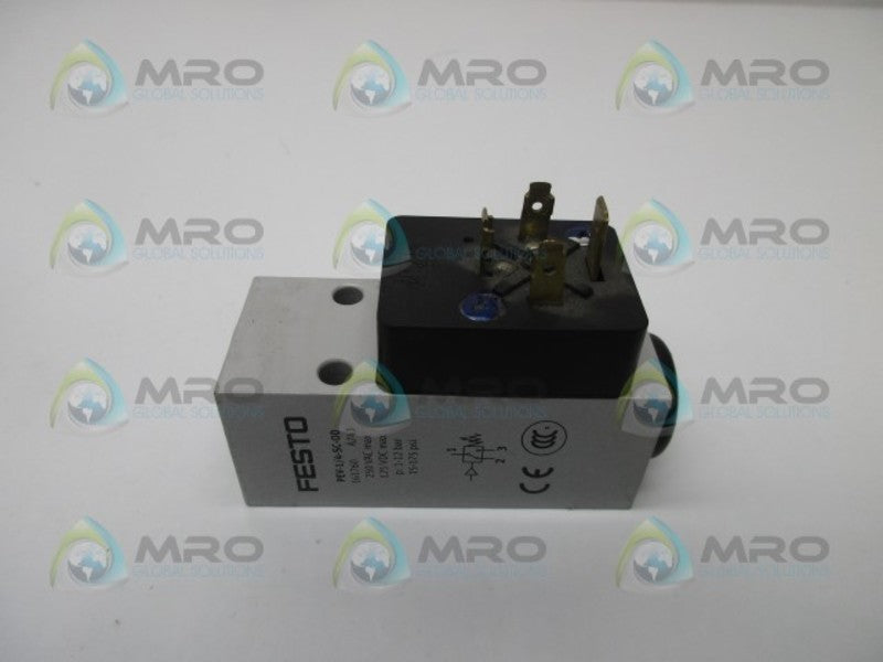FESTO PEV-1/4-SC-0D PRESSURE SWITCH W/ ADJUSTABLE SENSOR  UNMP