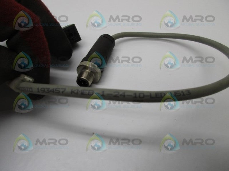 FESTO 193457 PLUG SOCKET W/ CABLE  UNMP