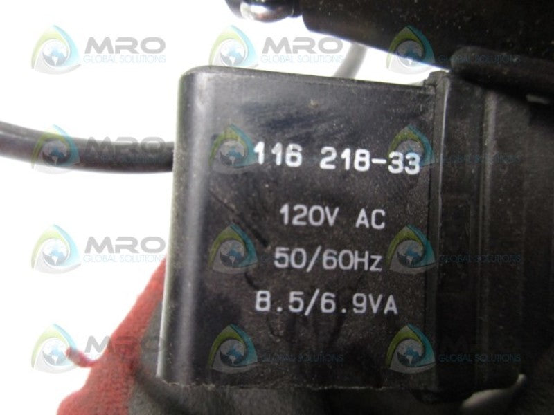 INGERSOLL RAND 116218-33 SOLENOID COIL 120VAC (AS PICTURED)  UNMP