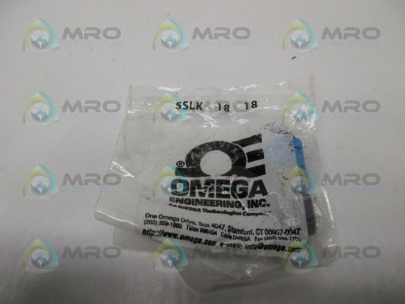 OMEGA SSLK-18-18 COMPRESSION FITTING * NEW IN FACTORY BAG *
