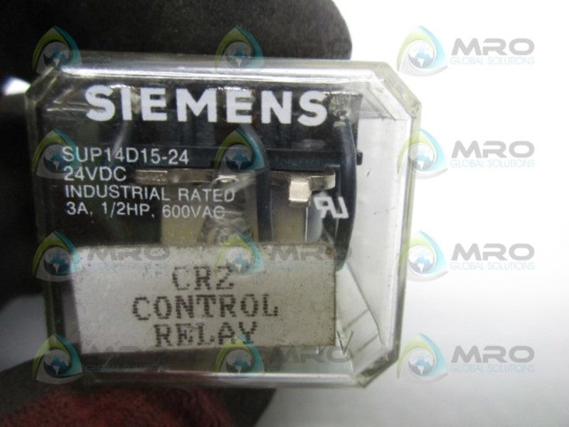 SIEMENS SUP14D15-24 COIL RELAY  UNMP