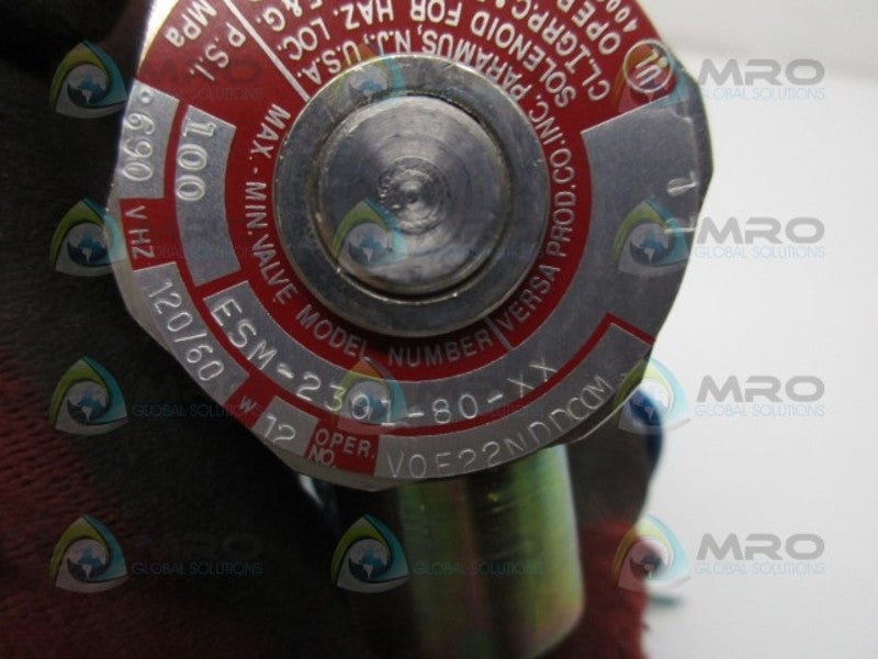 VERSA ESM-2301-80-XX VALVE  NSMP
