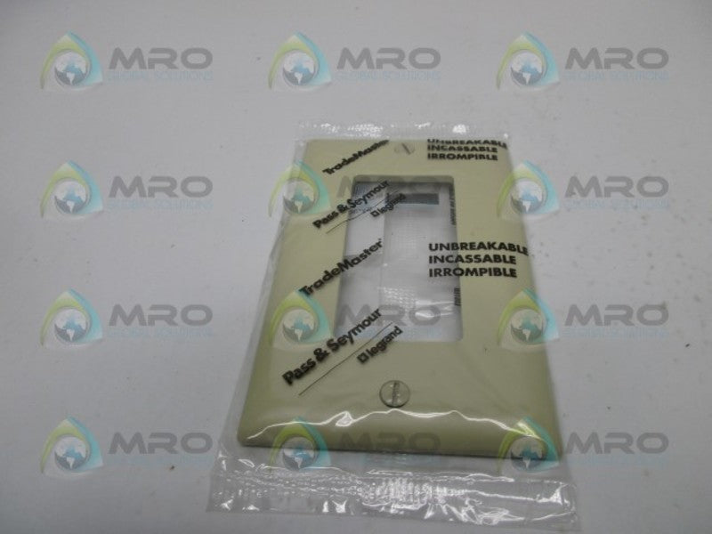 PASS & SEYMOUR TP26-I PLATE TRADEMATER * NEW IN FACTORY BAG *