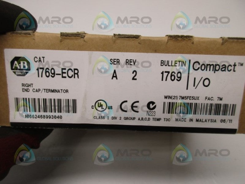 ALLEN BRADLEY 1769-ECR SER. A DATE: 2011 * FACTORY SEALED *