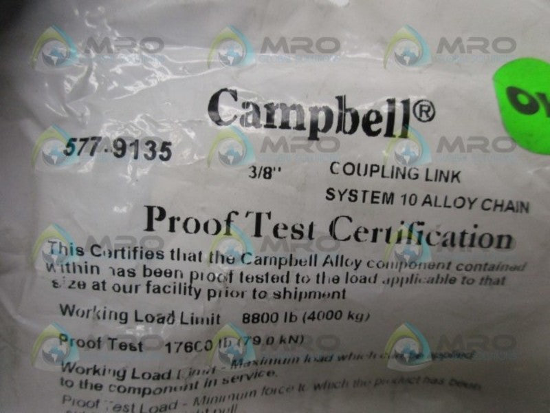 CAMPBELL 577-9135 DWOS COUPLING  NSMP