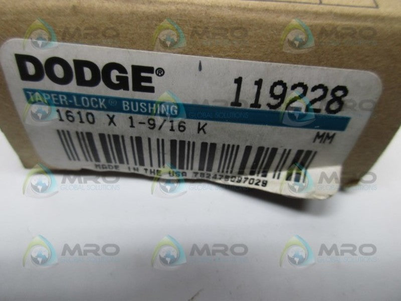 DODGE 119228 1610 TAPER LOCK BUSHING 1-9/16"  NSMP