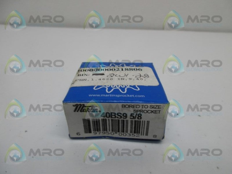 MARTIN 40BS9 SPROCKET 5/8"  NSMP