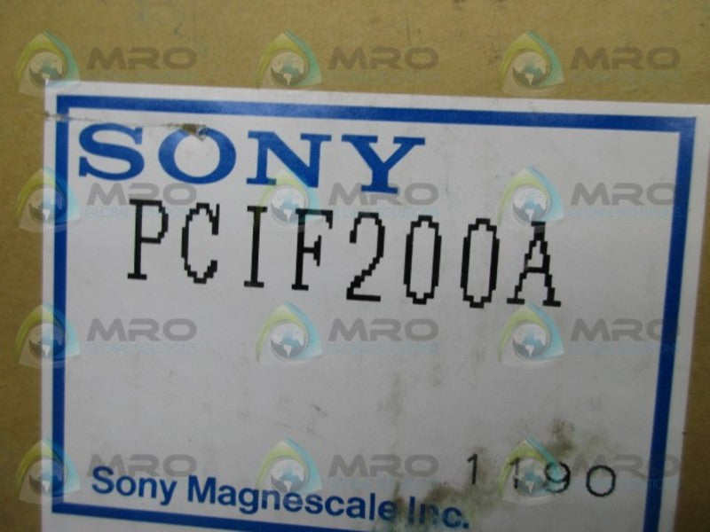SONY PCIF200A DIGITAL I/O COMPUTER INTERFACE ADAPTER MODULE  NSMP