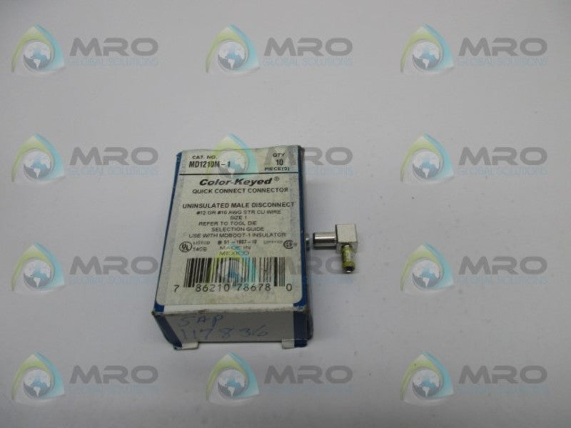 THOMAS & BETTS MD1210M-1 MOTOR DISCONNECT CONNECTOR MALE (IN BOX)  NSNP