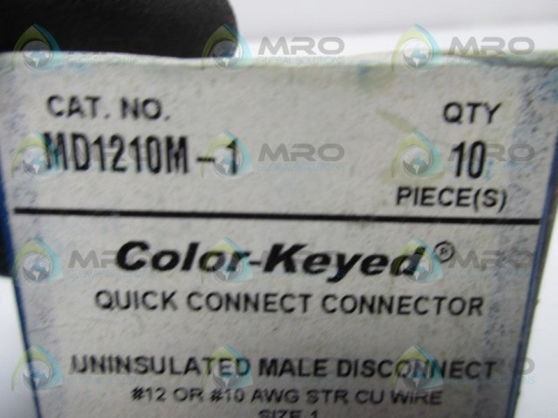 THOMAS & BETTS MD1210M-1 MOTOR DISCONNECT CONNECTOR MALE (IN BOX)  NSNP