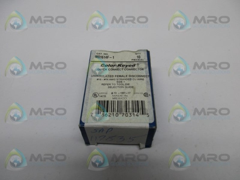 THOMAS & BETTS MD1614F-1 MOTO LEAD DISCONNECT (IN BOX)  NSNP