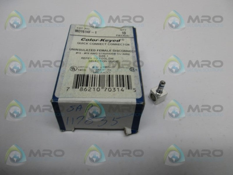 THOMAS & BETTS MD1614F-1 MOTO LEAD DISCONNECT (IN BOX)  NSNP