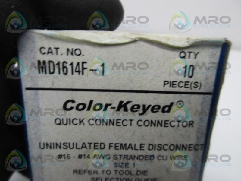 THOMAS & BETTS MD1614F-1 MOTO LEAD DISCONNECT (IN BOX)  NSNP