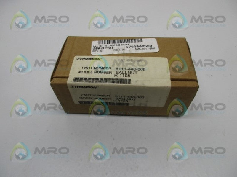 THOMSON 8111-448-006 BALL NUT * FACTORY SEALED *