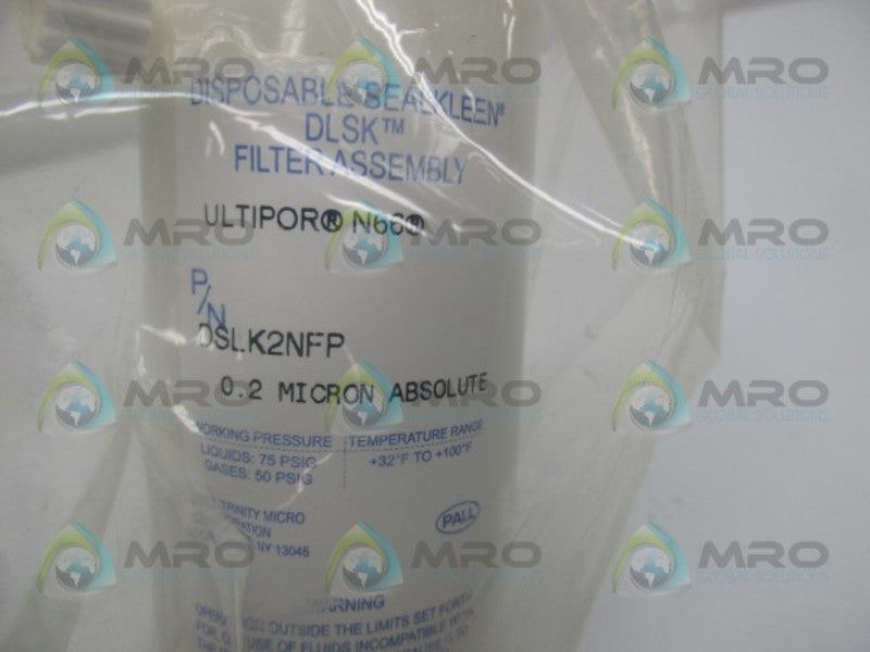 PALL DSLK2NFP FILTER ASSEMBLY  NSMP