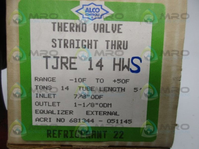 ALCO TJR14HW EXPANSION VALVE  NSMP