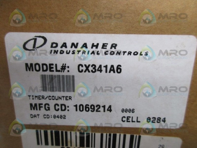 DANAHER CONTROLS CX341A6 ELECTRONIC RESET TIMER  NSMP